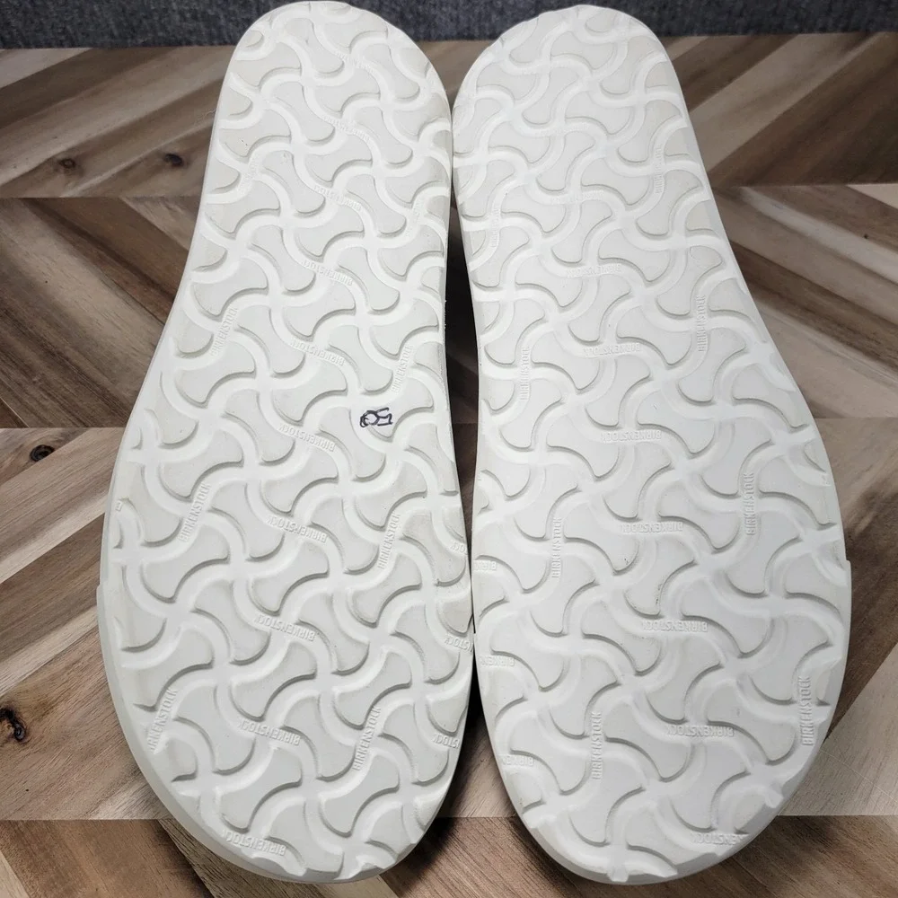 Birkenstock Oswego Canvas Suede Sandcastle Beige Slip On Mens 9 EU 42 Sneakers